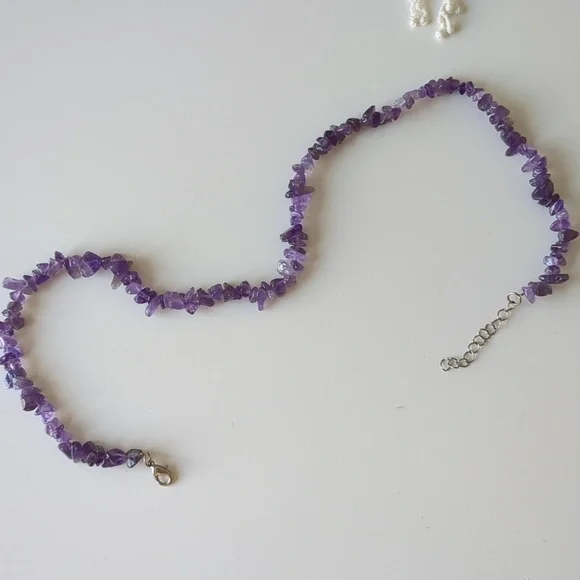 Amethyst Beaded Necklace - Picture 4 of 4